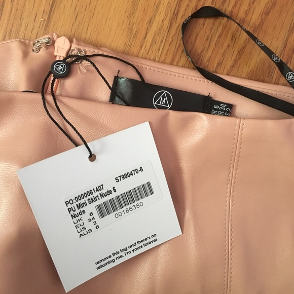 Missguided Nude mini skirt - Picture 4 of 6